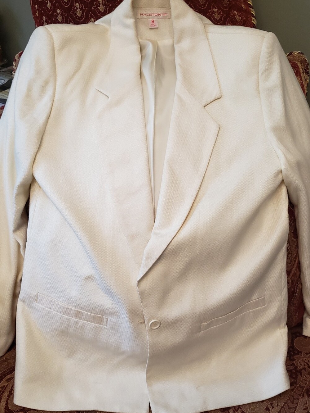 Halston III Vintage 1980s Blazer/Dress Jacket.